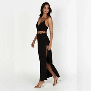 Meshki Gold Chain Maxi Dress